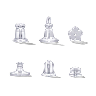 硅胶耳堵后塞高级防掉超紧神器通用支撑耳环耳钉帽后透明耳塞扣子