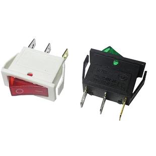 电锅通用开关 6000W大功率船型按钮多功能电热锅炒锅电暖气配件灯