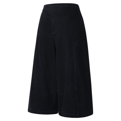 a字版牛仔裤休闲七分裤宽松显瘦