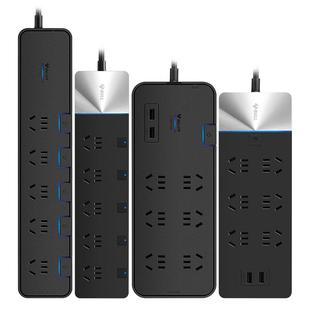 公牛抗电涌插座智能usb家用插排电脑带过载保护接线板