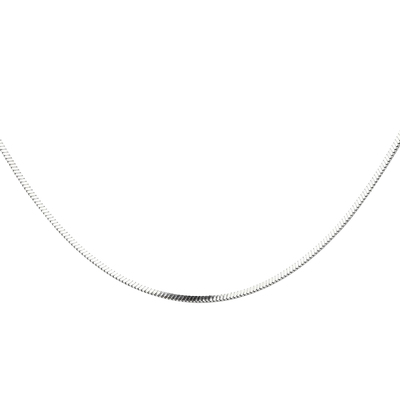 ASTAR原创18K白金蛇骨项链不掉色