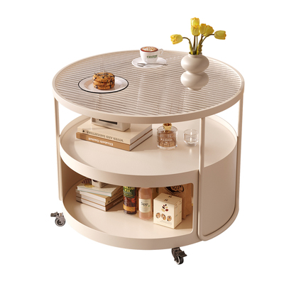 奶油风茶几客厅家用2025新款