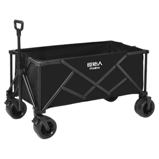 原始人露营推车户外营地可折叠手推野餐野营手拉车小拖车超大拉车