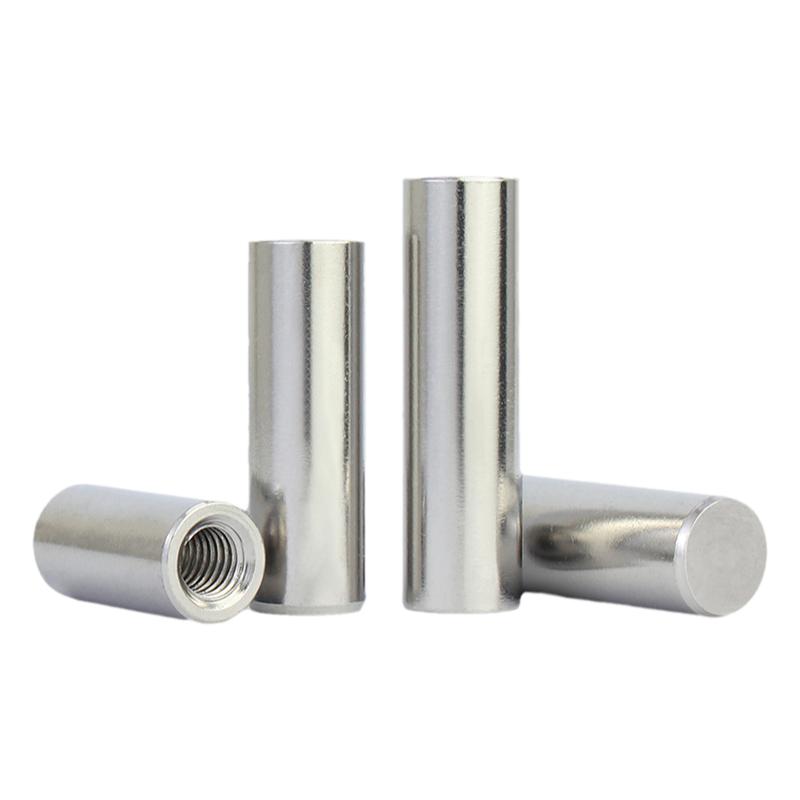 304不锈钢内螺纹圆柱销/GB120定位销/销钉/内螺纹 M4M5-M12
