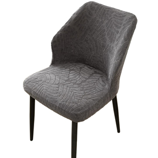 2025加厚扇形椅子套罩全包万能通用坐垫靠背保护皮弧形餐桌板凳座