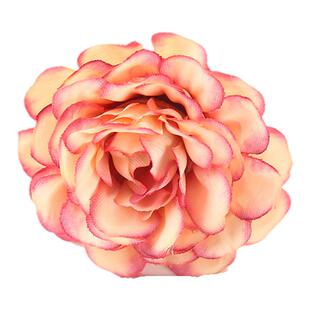 仿真多层玫瑰花头花朵 假花diy手工花环材料 婚庆花墙礼盒装饰花