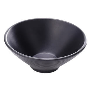 密胺磨砂盘子仿瓷日式酒店餐具创意盘子黑色菜盘圆盘盖浇饭盘菜盘