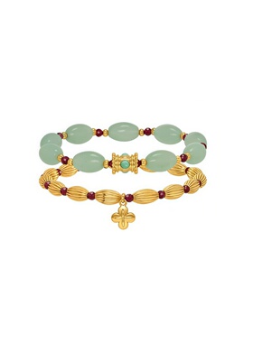 金玉盈门串珠手链女小众