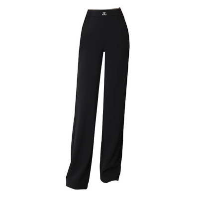 窄版阔腿裤女垂感小香风西装裤子