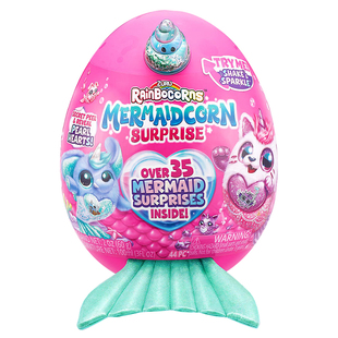 zuru云波独角兽魔法蛋美人鱼小猫咪贝拉盲盒女孩毛绒公仔礼物玩具