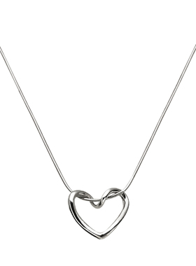 pdstyle轻奢小众爱心项链