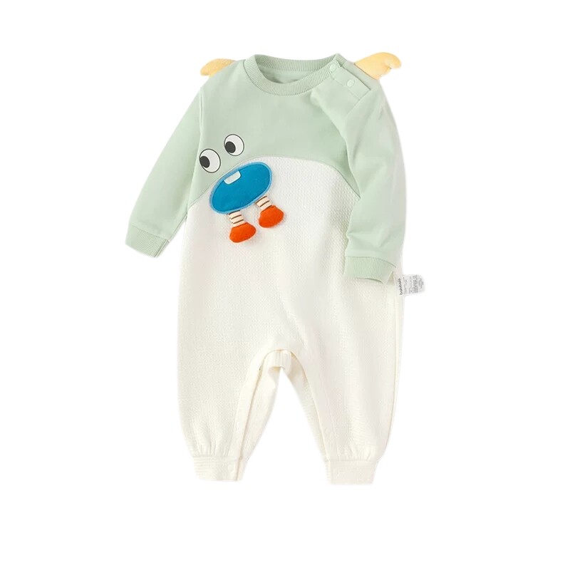 巴拉巴拉宝宝连体衣秋装爬服抱衣