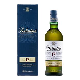 百龄坛17年调和威士忌700ml苏格兰进口洋酒烈酒基酒调酒礼盒