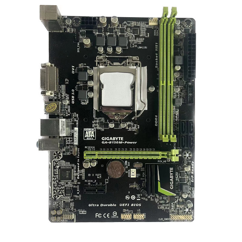 华硕技嘉B150M B250M H110M主板1151针支持6789代E3 V5台式电脑