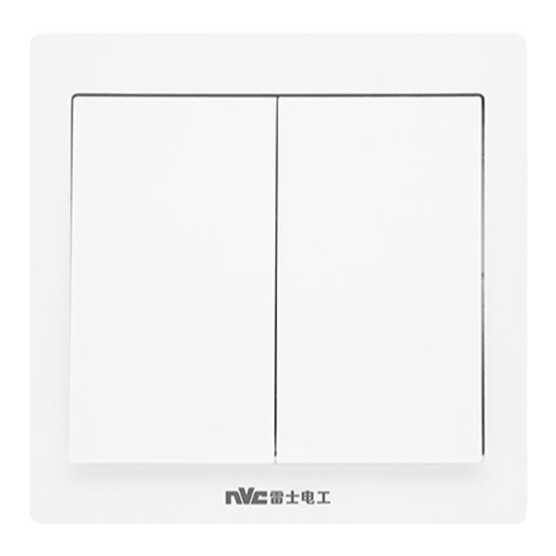 NVC雷士电工Q02开关插座面双控开关
