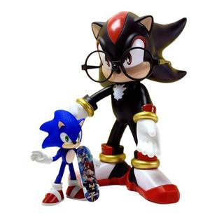 现货超级索尼克超音鼠夏特关节可动人偶手办模型儿童玩具装饰摆件