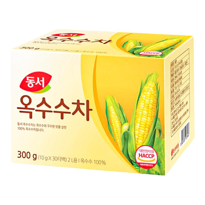 韩国进口东西大麦茶300g原装正宗玉米茶烘焙茶包独立包装袋泡