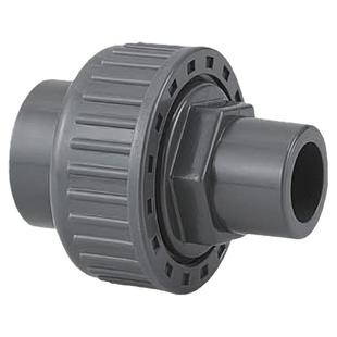 upvc外丝活接头 DN15/20/25/32内丝/直插 外螺纹活接塑料由令配件