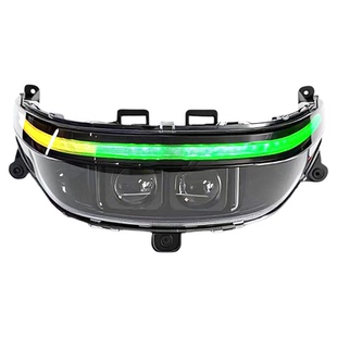 新款金箭F60S+超亮LED矩阵大灯总成赛鸽gt10车灯F850TS流水灯条AP