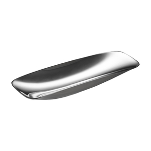 RESONG日诵家居 HD流光精抛不锈钢长果盘 软装饰品长托盘