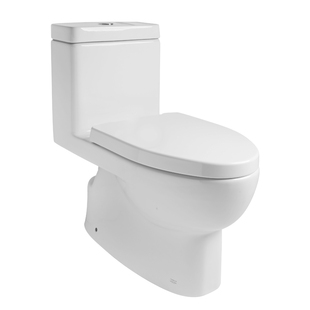 科勒齐悦连体马桶坐便器小户型家用防臭虹吸五级旋风马桶28866