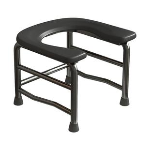 坐便凳老人家用坐便椅结实孕妇移动便携式U形马桶凳厕所蹲坑蹲厕