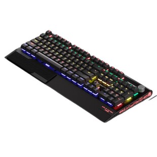 狼途K1000机械键盘游戏电竞办公笔记本电脑家用混光青轴有线键盘