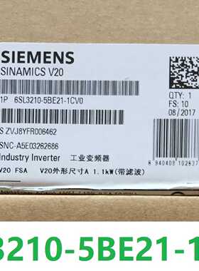 议价西门子6SL3210-5BE21-1CV0原装V20变频器6SL32105BE211CV0现