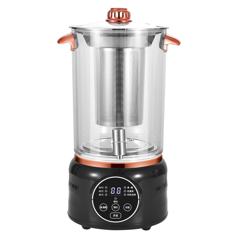 大容量煮茶器商用烧水茶桶黑茶壶