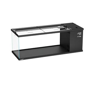 莱易欧鱼缸2025新款双仓一体式侧滤水族箱家用生态超白玻璃龙鱼缸