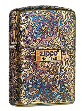 ZIPPO正品唐草系列打火机