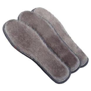 加厚保暖鞋垫男女软底舒适吸汗防臭冬天防寒加绒羊毛棉鞋垫子冬季