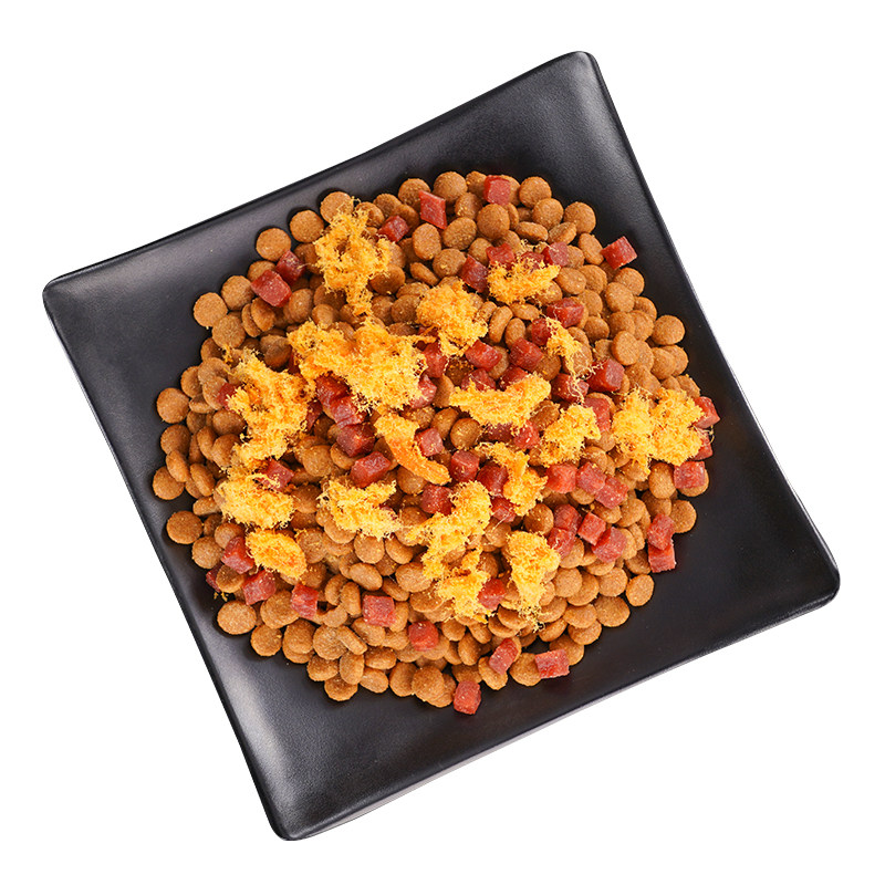 萨摩耶成年犬狗粮添加肉松肉粒