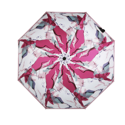 酷波德黑胶防晒晴雨伞