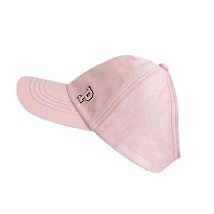 儿童帽子女童夏季可扎高马尾遮阳帽棒球防晒空顶鸭舌帽女宝太阳帽