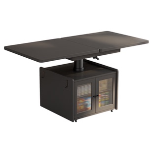 沙发边柜客厅移动茶几柜小户型可折叠网红爆款升降桌子家用边几柜