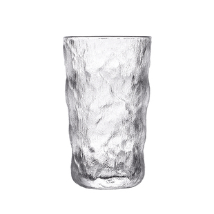 冰山杯子家用套装客厅玻璃杯冰川纹喝水啤酒待客水杯女高级感茶杯