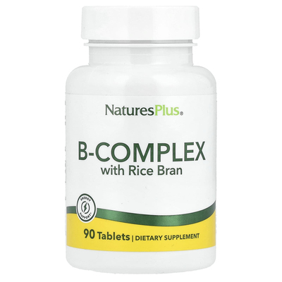 NaturesPlus,复合维生素B，含有米糠，90 片