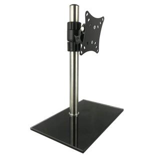 电脑屏幕显示器通用底座显示屏升降台式桌面vesa竖屏支架14-27寸