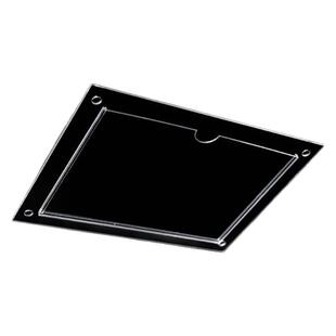 A4透明亚克力板有机玻璃板卡槽定制房产中介广告牌宣传照片展示盒