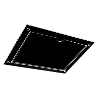 A4透明亚克力板有机玻璃板卡槽定制房产中介广告牌宣传照片展示盒