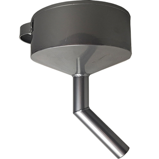 防爆铝漏斗一体成型铜油漏大口径卸油口斜弯嘴汽柴油加长倒油管漏