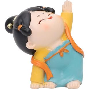 大唐侍女小泥人公仔西安旅游纪念品不夜城伴手小礼物摆件特色文创
