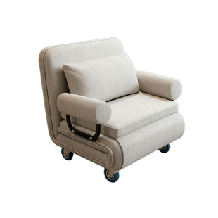 2025新带轮子沙发床小户型客厅卧室单双人折叠一体两用移动折叠床