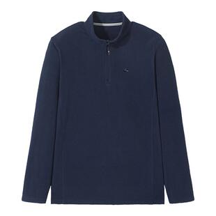 拓路者抓绒衣男2026春季薄款摇粒绒上衣立领拉链半开襟保暖打底衫