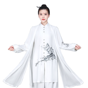太极服新款女款高端武术比赛表演服装太极拳练功服春秋季套装男款
