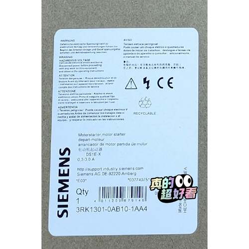 询价下单3RK1301-0AB10-1AA4/RS1e-x可开票可维修
