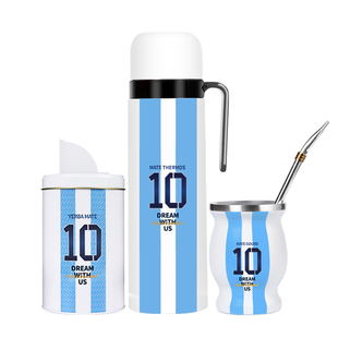 送茶隔阿根廷进口马黛茶杯子过滤吸管勺马戴茶专用杯马代茶罐套装