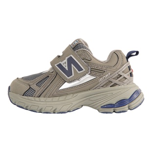 2025年秋冬爆款n字男女童加绒老爹鞋潮牌软底二棉儿童运动鞋灰色