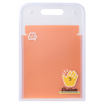 得力风琴包13格大容量彩虹内页